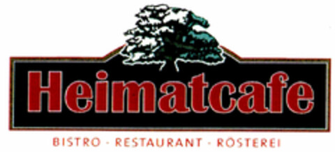 Heimatcafe BISTRO · RESTAURANT · RÖSTEREI Logo (DPMA, 24.01.2001)