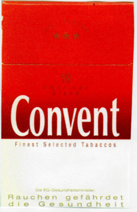 Convent Finest Selected Tabaccos Logo (DPMA, 19.07.2001)