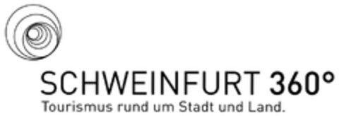 SCHWEINFURT 360° Tourismus rund um Stadt und Land. Logo (DPMA, 10/16/2009)