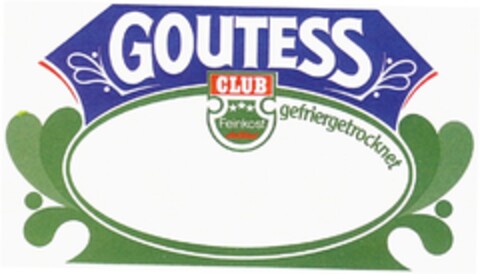 GOUTESS CLUB Feinkost delikat gefriergetrocknet Logo (DPMA, 06.01.2010)