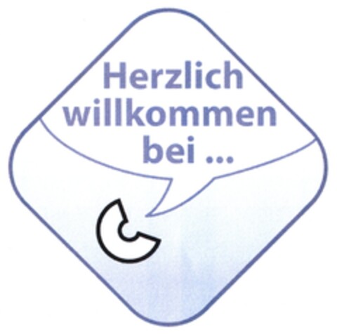 Herzlich willkommen bei ... Logo (DPMA, 04/08/2011)