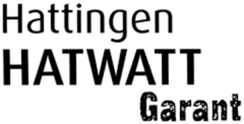 Hattingen HATWATT Garant Logo (DPMA, 22.10.2012)