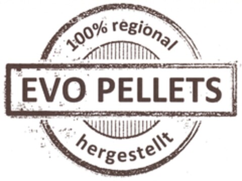 EVO PELLETS 100% regional hergestellt Logo (DPMA, 22.11.2013)