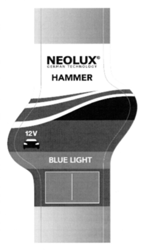 NEOLUX GERMAN TECHNOLOGY HAMMER 12V BLUE LIGHT Logo (DPMA, 01.08.2016)