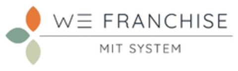 WE FRANCHISE MIT SYSTEM Logo (DPMA, 28.10.2017)