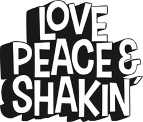 LOVE PEACE & SHAKIN' Logo (DPMA, 18.11.2017)