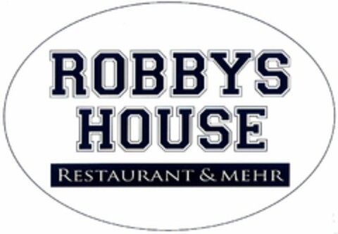 ROBBYS HOUSE Logo (DPMA, 04/04/2006)