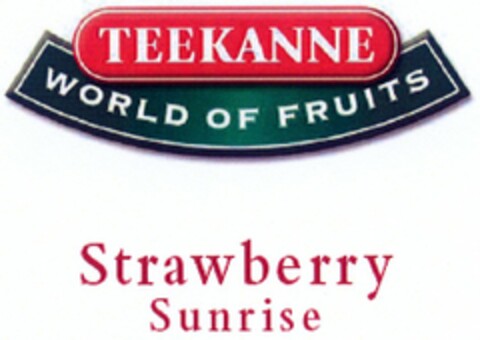 TEEKANNE WORLD OF FRUITS Strawberry Sunrise Logo (DPMA, 05.07.2006)
