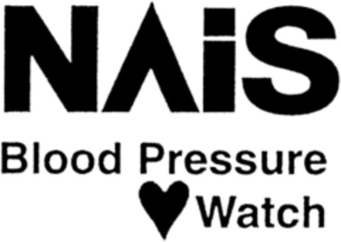 NAiS Blood Pressure Watch Logo (DPMA, 21.03.1995)