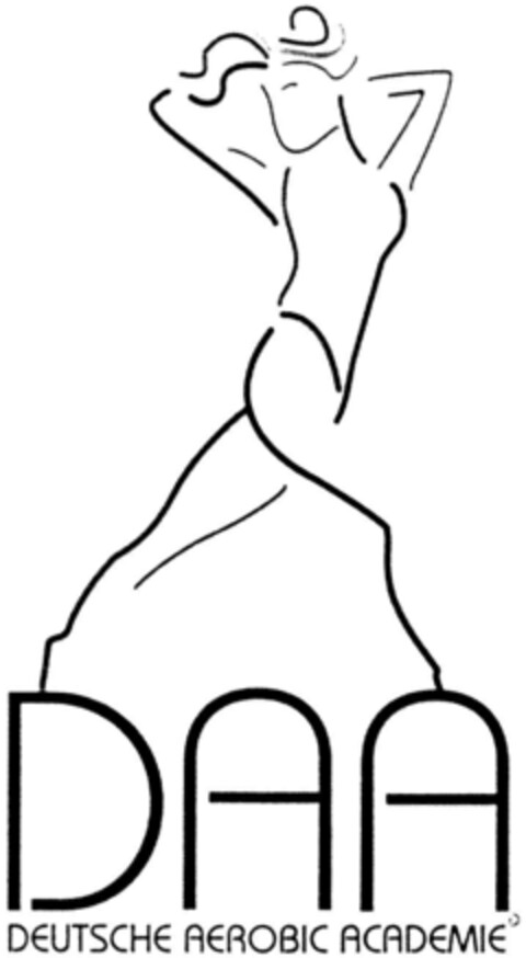 DAA DEUTSCHE AEROBIC ACADEMIE Logo (DPMA, 10/06/1995)