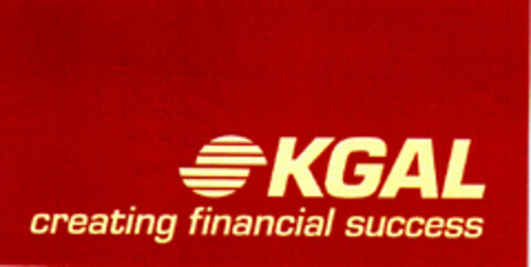 KGAL creating financial success Logo (DPMA, 25.08.1998)