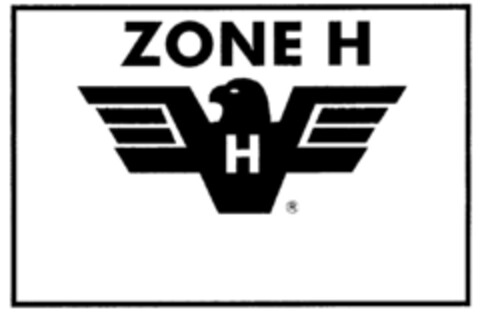 ZONE H Logo (DPMA, 23.11.1998)