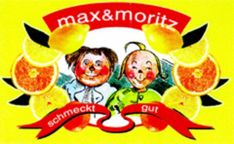 max&moritz schmeckt gut Logo (DPMA, 07/16/1999)