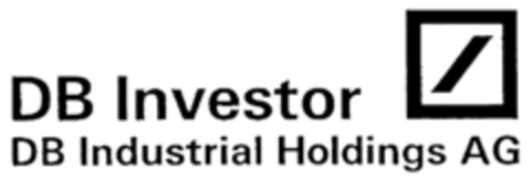 DB Investor DB Industrial Holdings AG Logo (DPMA, 02.10.1999)