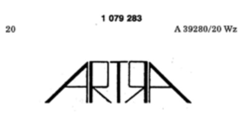 ARTRA Logo (DPMA, 22.11.1984)