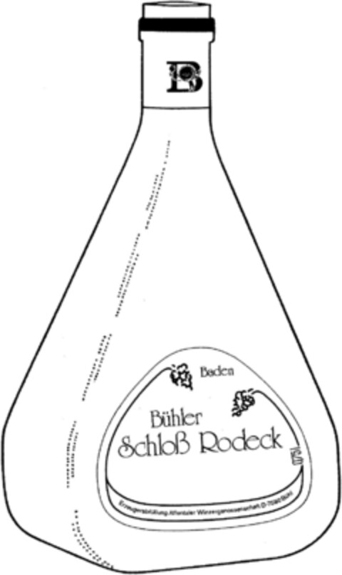 Bühler Schloß Rodeck Logo (DPMA, 29.09.1992)