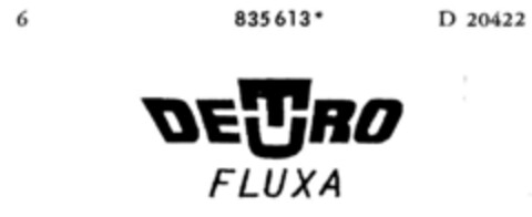 DEUTRO FLUXA Logo (DPMA, 11/24/1966)