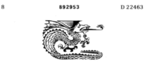 892953 Logo (DPMA, 05.08.1968)