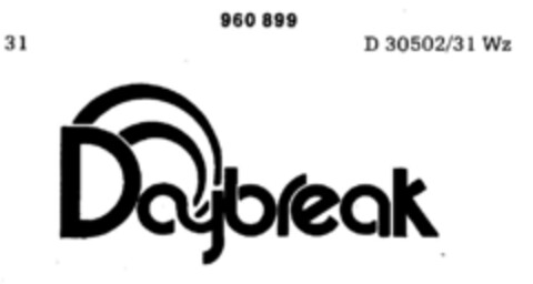 Daybreak Logo (DPMA, 22.07.1976)