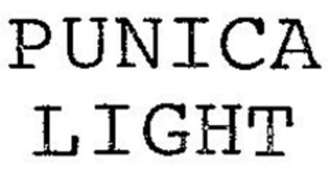 PUNICA LIGHT Logo (DPMA, 23.01.1986)