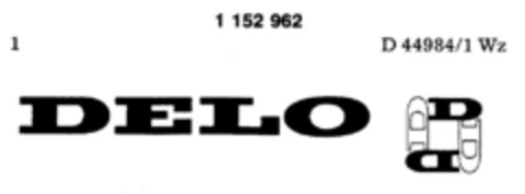 DELO Logo (DPMA, 07/27/1988)