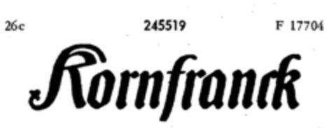 Kornfranck Logo (DPMA, 06.02.1920)