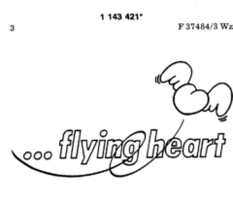 flying heart Logo (DPMA, 05/09/1989)