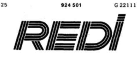 REDI Logo (DPMA, 08.01.1973)