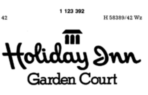 Holiday Inn Garden Court Logo (DPMA, 30.09.1987)