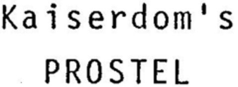 Kaiserdom's PROSTEL Logo (DPMA, 04.04.1989)