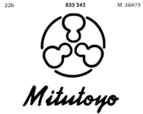 Mitutoyo Logo (DPMA, 05/03/1966)