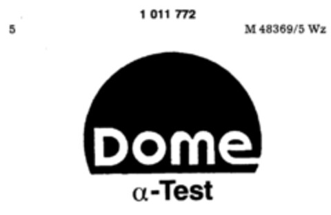 Dome a-Test Logo (DPMA, 07.06.1980)