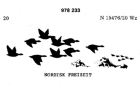 NORDISK FREIZEIT Logo (DPMA, 12.07.1977)