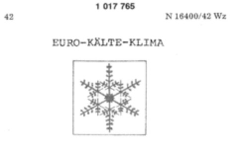 EURO-KÄLTE-KLIMA Logo (DPMA, 02.04.1979)