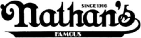 Nathans FAMOUS Logo (DPMA, 28.02.1991)