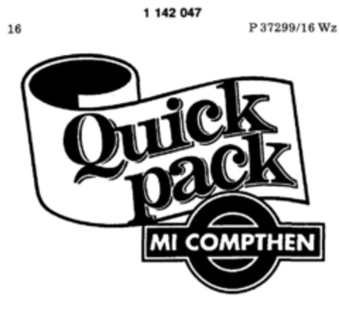 Quick pack MI COMPTHEN Logo (DPMA, 26.11.1988)