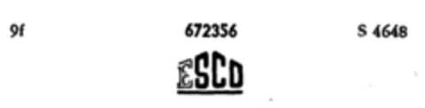 ESCO Logo (DPMA, 29.03.1954)