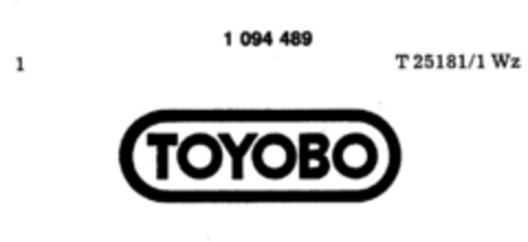 TOYOBO Logo (DPMA, 12/30/1985)