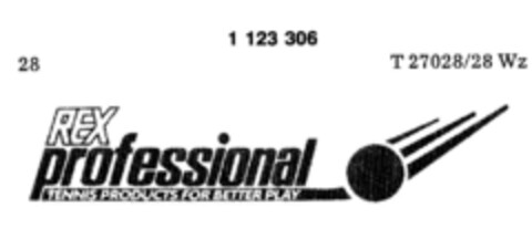 REX professional Logo (DPMA, 20.11.1987)