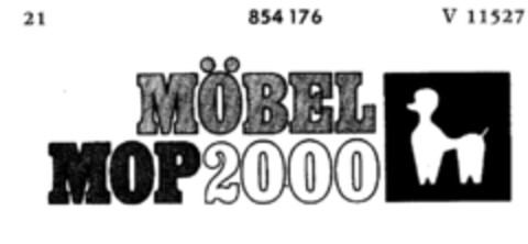 MÖBEL MOP 2000 Logo (DPMA, 11.10.1967)