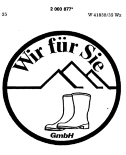 Wir für Sie GmbH Logo (DPMA, 30.11.1990)