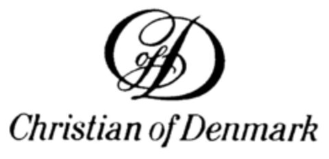 C of D CHRISTIAN OF DENMARK Logo (DPMA, 11.07.1990)