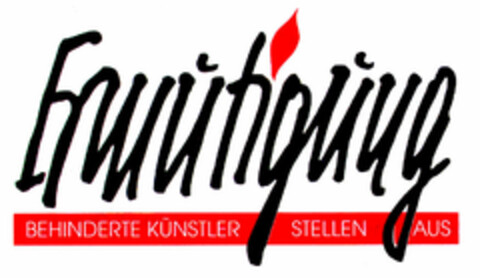 Ermutigung BEHINDERTE KÜNSTLER STELLEN AUS Logo (DPMA, 03/17/2000)