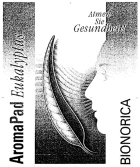 AromaPad Eukalyptus BIONORICA Atmen Sie Gesundheit Logo (DPMA, 02.09.2000)