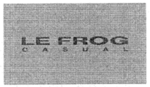 LE FROG CASUAL Logo (DPMA, 14.09.2000)