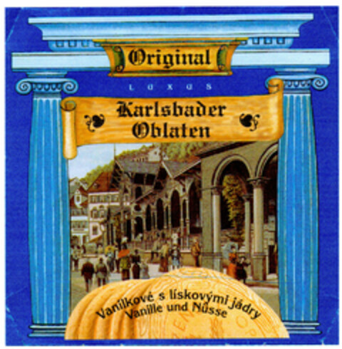 Original LUXUS Karlsbader Oblaten Logo (DPMA, 13.10.2000)