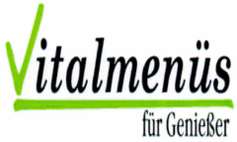 Vitalmenüs für Genießer Logo (DPMA, 30.04.2001)