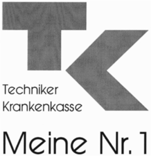 TK Techniker Krankenkasse Meine Nr. 1 Logo (DPMA, 04/01/2010)