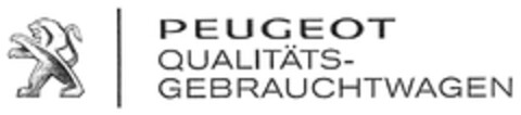 PEUGEOT QUALITÄTS-GEBRAUCHTWAGEN Logo (DPMA, 11/23/2010)