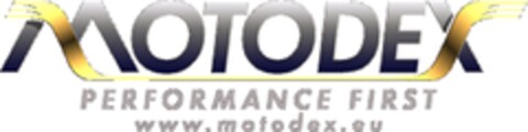 MOTODEX PERFORMANCE FIRST www.motodex.eu Logo (DPMA, 10.12.2013)